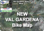 Val Gardena Bike Map
